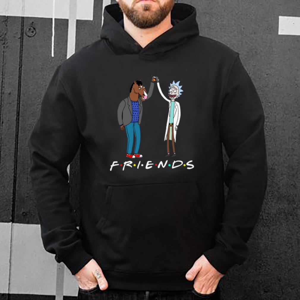 Premium Rick Morty and Bojack Horseman Friends shirt 4 - Premium Rick Morty and Bojack Horseman Friends shirt