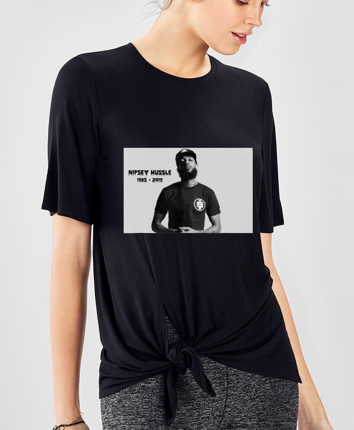 Premium Rip Nipsey Hussle 1985 2019 Thank You For The Memories shirt 4 - Premium Rip Nipsey Hussle 1985 2019 Thank You For The Memories shirt