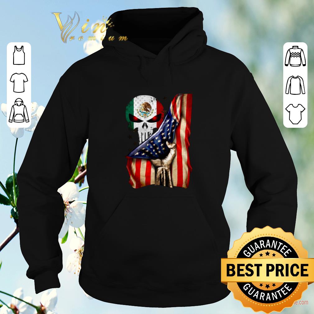 Premium Skull 4th Of July independence day Mexico United States shirt sweater 4 - Premium Skull 4th Of July independence day Mexico United States shirt sweater