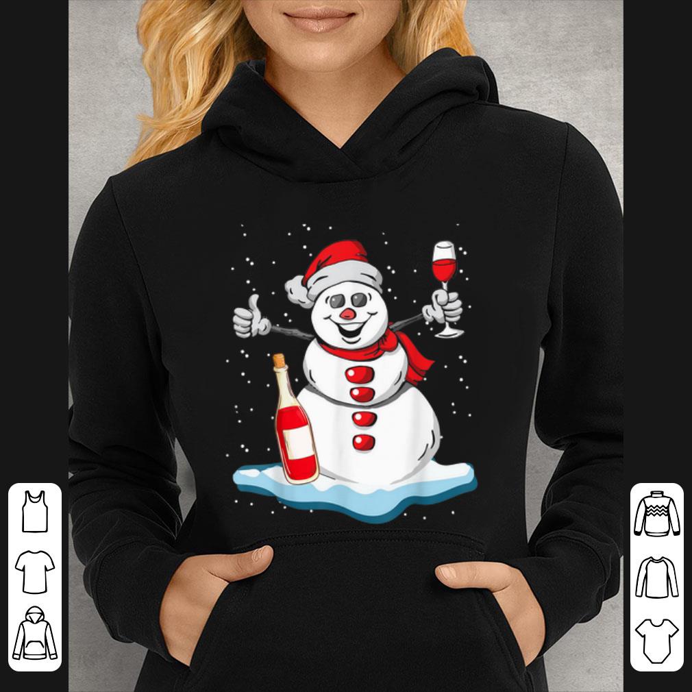 Premium Snowman Wine Christmas Pajama Cute Snowman Drinking Wine shirt 4 - Premium Snowman Wine Christmas Pajama Cute Snowman Drinking Wine shirt