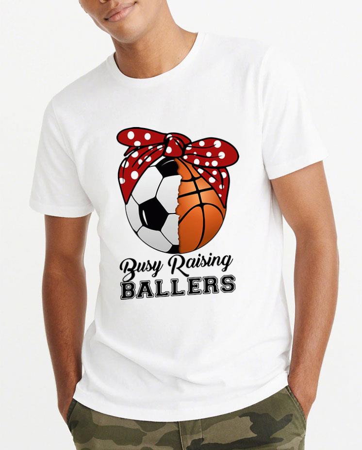 Premium Soccer basketball mom busy raising ballers shirt 4 - Premium Soccer basketball mom busy raising ballers shirt