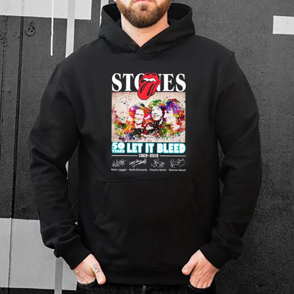 Premium Stone 50 Years Let It Bleed 1969 2019 Signatures shirt 4 - Premium Stone 50 Years Let It Bleed 1969 2019 Signatures shirt