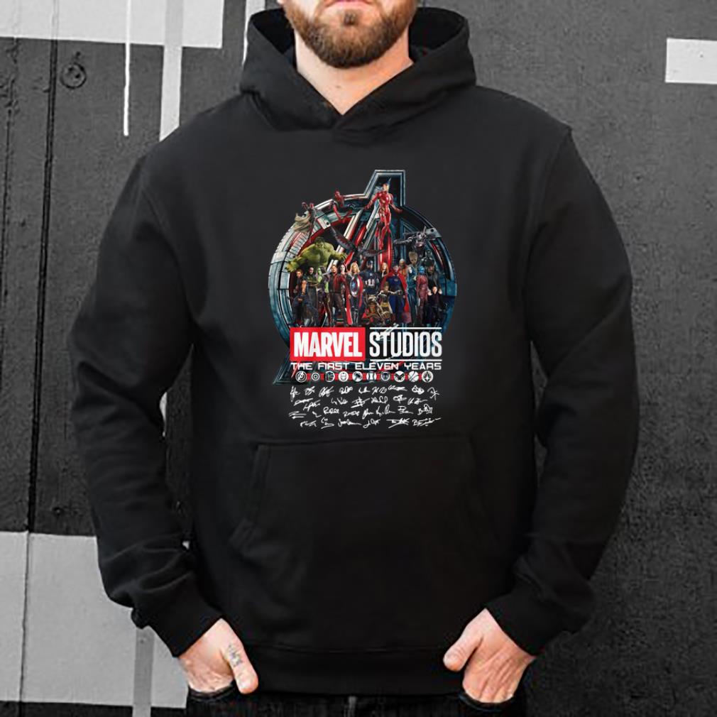 Premium The First Eleven Years All Characters Signatures Avengers Marvel Studios shirt 4 - Premium The First Eleven Years All Characters Signatures Avengers Marvel Studios shirt