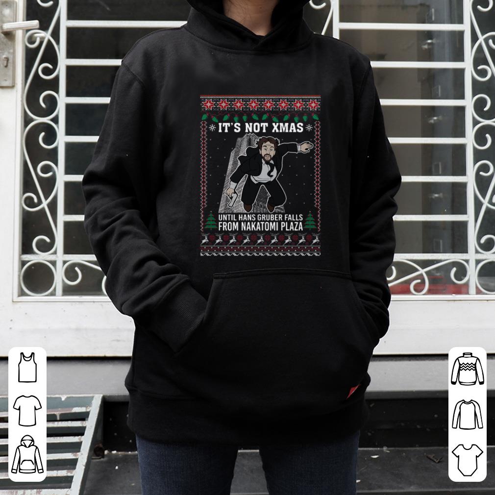 Premium Ugly christmas It s not xmas until hans gruber falls from Nakatomi plaza shirt 4 - Premium Ugly christmas It’s not xmas until hans gruber falls from Nakatomi plaza shirt