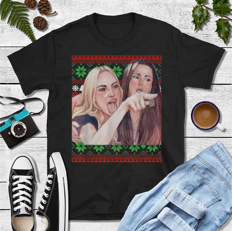 Premium Woman Yelling At Cat Meme Ugly Christmas shirt 4 - Premium Woman Yelling At Cat Meme Ugly Christmas shirt
