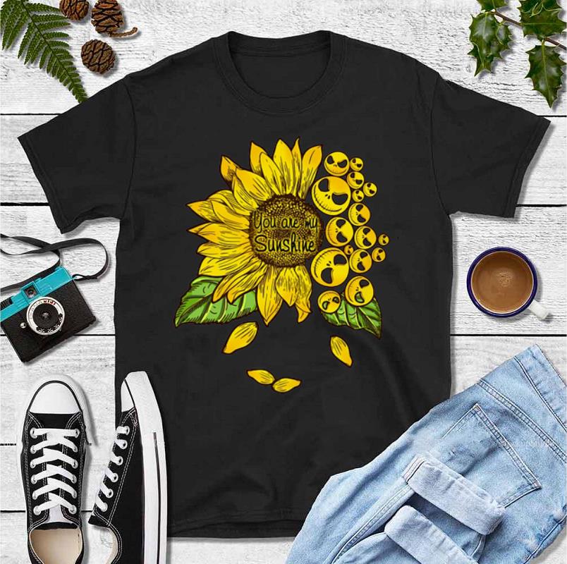 Premium You Are My Sunshine Sunflower Face Jack Skellington shirt 4 - Premium You Are My Sunshine Sunflower Face Jack Skellington shirt