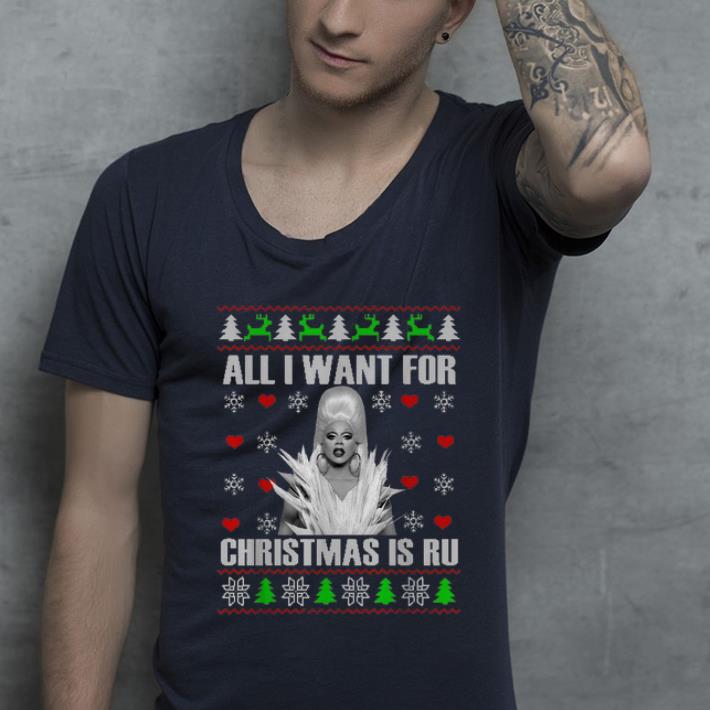 Pretty All I Want For Christmas Is Ru Ugly Christmas shirt 4 - Pretty All I Want For Christmas Is Ru Ugly Christmas shirt
