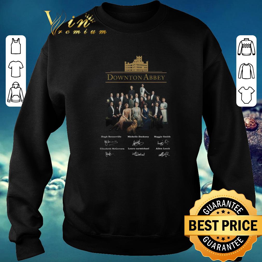 Pretty Downton Abbey all character signatures shirt sweater 2019 4 - Pretty Downton Abbey all character signatures shirt  sweater 2019