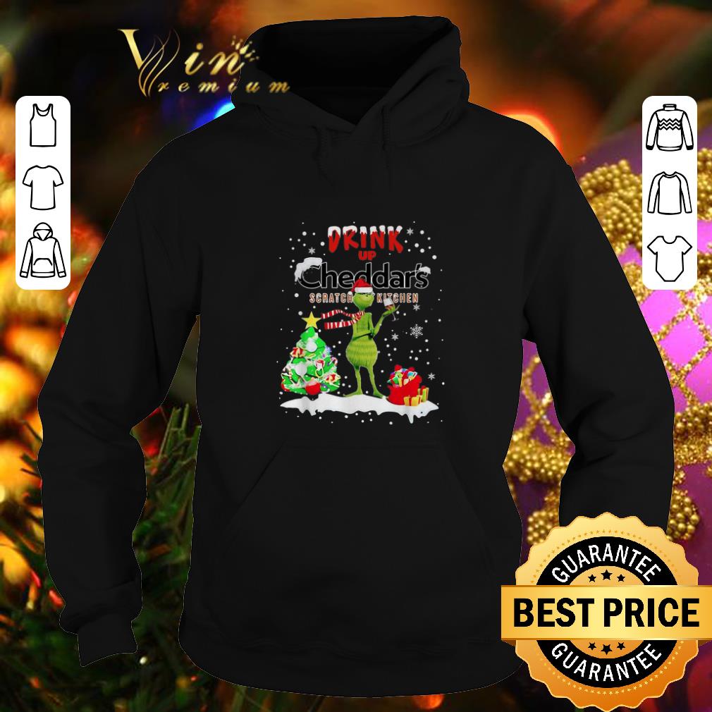 Pretty Grinch Drink Up Cheddar's Scratch Kitchen Christmas shirt Pretty Grinch Drink Up Cheddar s Scratch Kitchen Christmas shirt 4 - Pretty Grinch Drink Up Cheddar's Scratch Kitchen Christmas shirt