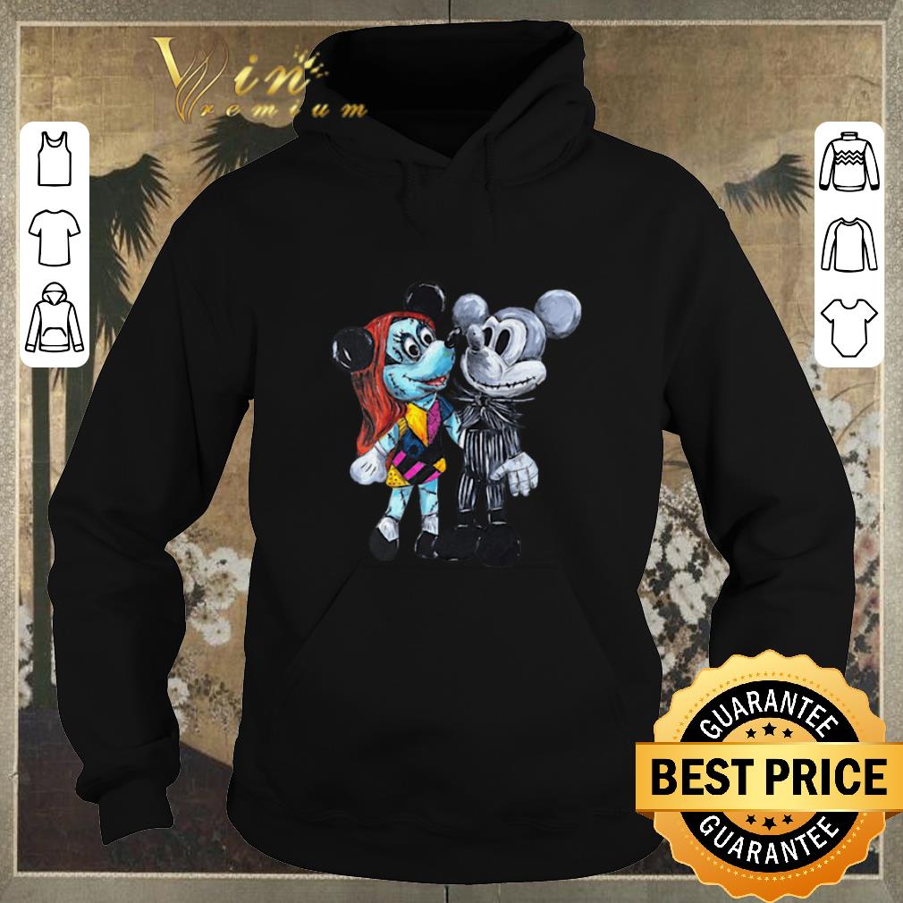 Pretty Mickey Mouse Jack Skellington and Sally style shirt 4 - Pretty Mickey Mouse Jack Skellington and Sally style shirt