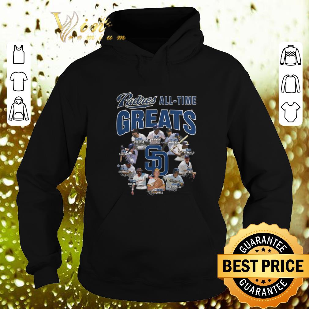 Pretty San Diego Padres all time greats signatures shirt 4 - Pretty San Diego Padres all time greats signatures shirt