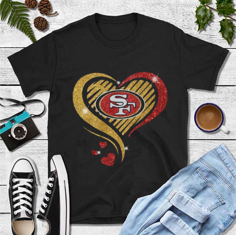 Pretty San Francisco 49er Heart Diamond shirt 4 - Pretty San Francisco 49er Heart Diamond shirt