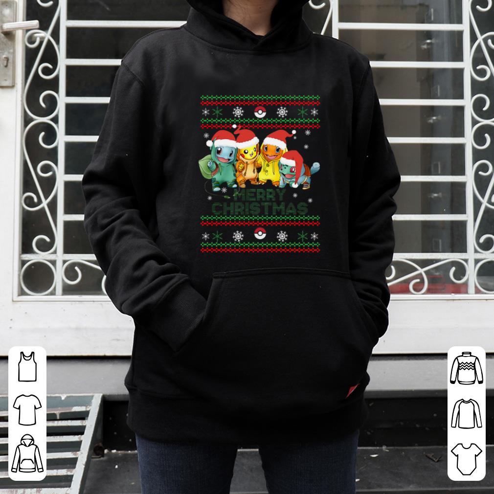 Pretty Santa Pokemons Ugly Merry Christmas shirt 4 - Pretty Santa Pokemons Ugly Merry Christmas shirt