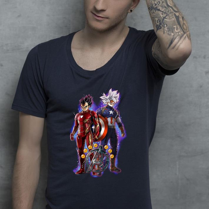 Pretty Son Goku And Vegeta Dragon Ball Super Marvel Captain Iron Man shirt 4 - Pretty Son Goku And Vegeta Dragon Ball Super Marvel Captain Iron Man shirt