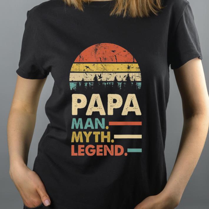 Pretty Sunset Papa Man Myth Legend shirt 4 - Pretty Sunset Papa Man Myth Legend shirt
