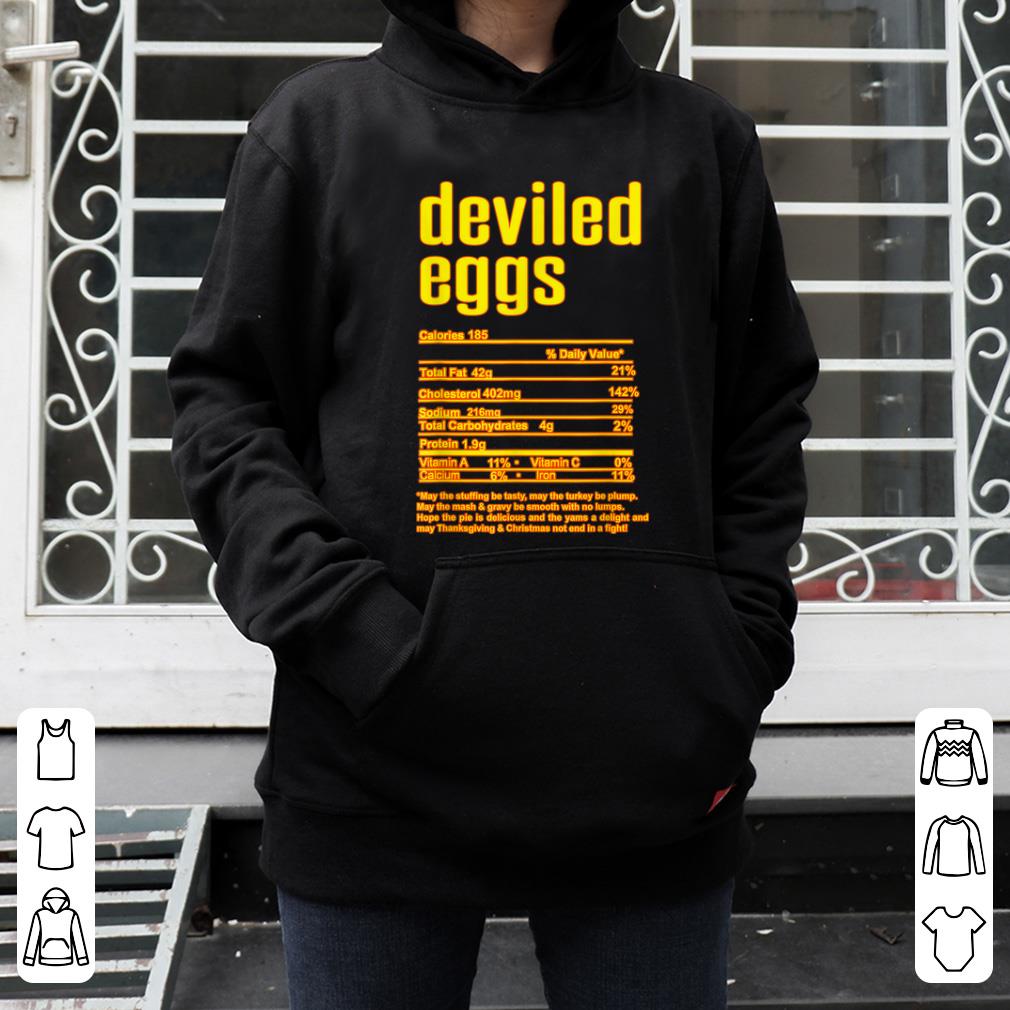 Pretty Thanksgiving Deviled Eggs Nutritional Facts shirt 4 1 - Pretty Thanksgiving Deviled Eggs Nutritional Facts shirt