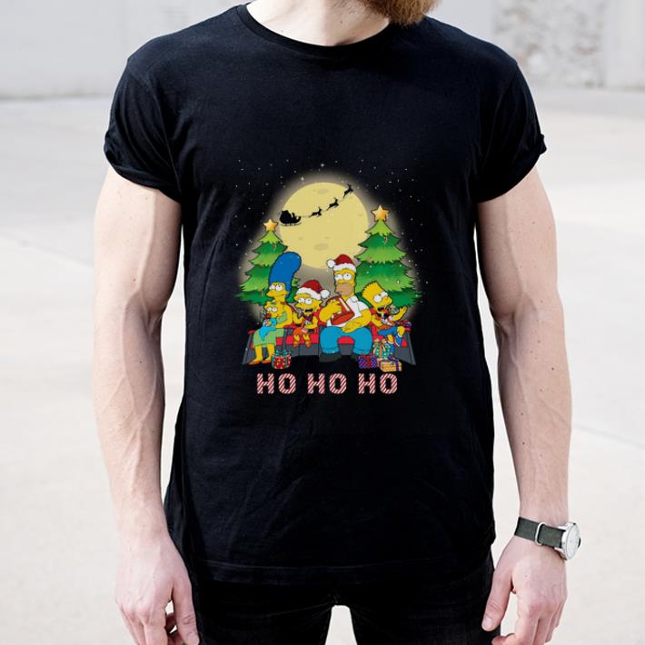 Pretty The Simpsons Family ho ho ho christmas shirt 4 - Pretty The Simpsons Family ho ho ho christmas shirt