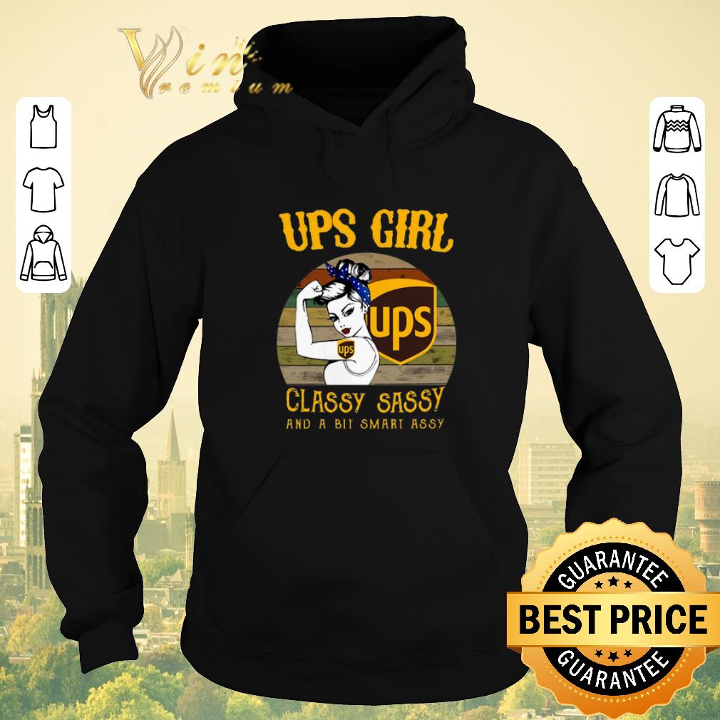 Pretty Vintage UPS girl classy sassy and a bit smart assy shirt 4 - Pretty Vintage UPS girl classy sassy and a bit smart assy shirt