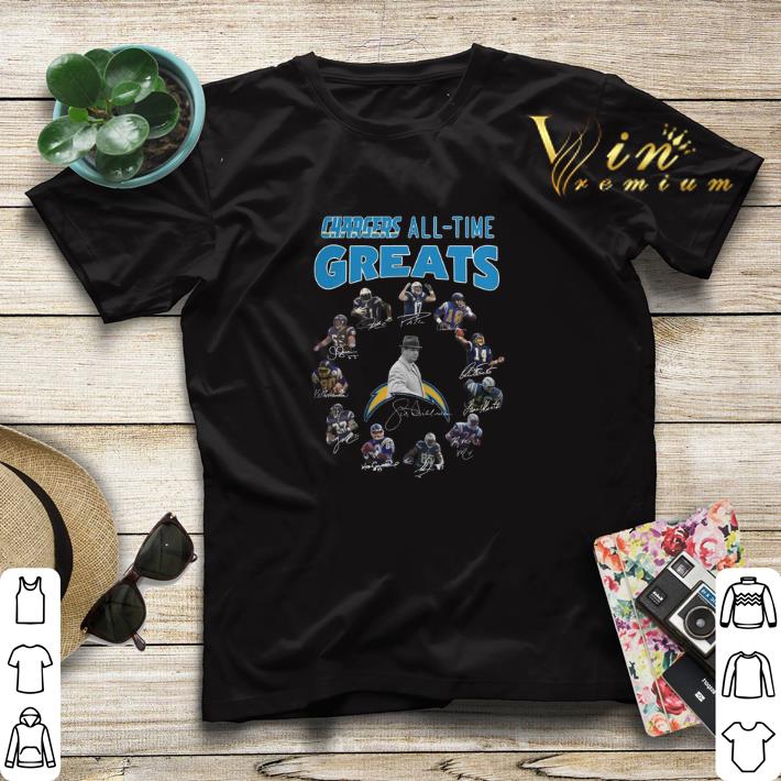 Signatures Los Angeles Chargers all time greats shirt Signatures Los Angeles Chargers all time greats shirt 4 - Signatures Los Angeles Chargers all time greats shirt