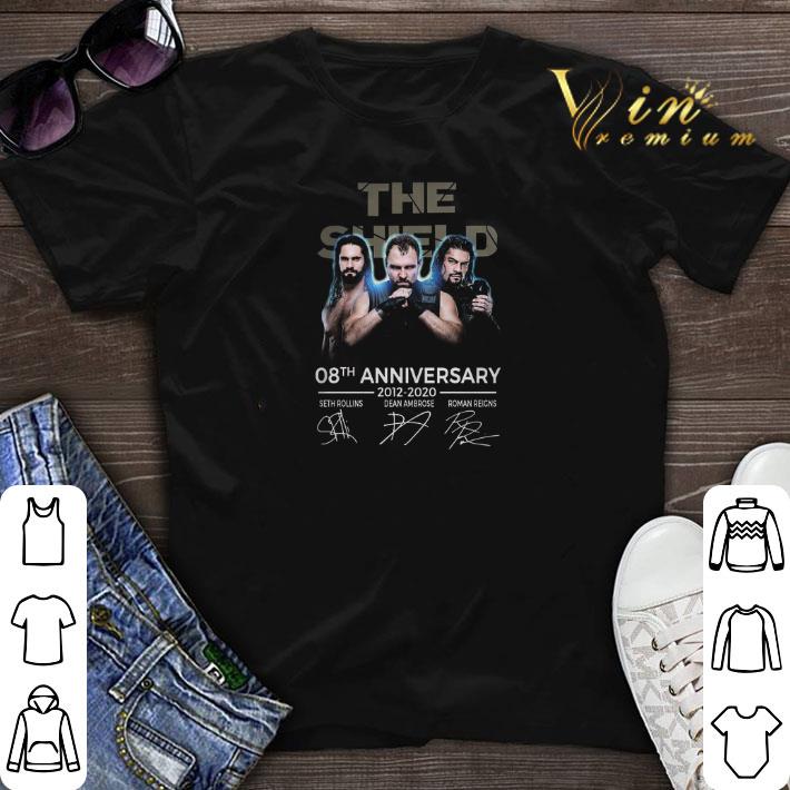 Signatures The Shield 08th anniversary 2012 2020 shirt 1 - Signatures The Shield 08th anniversary 2012-2020 shirt