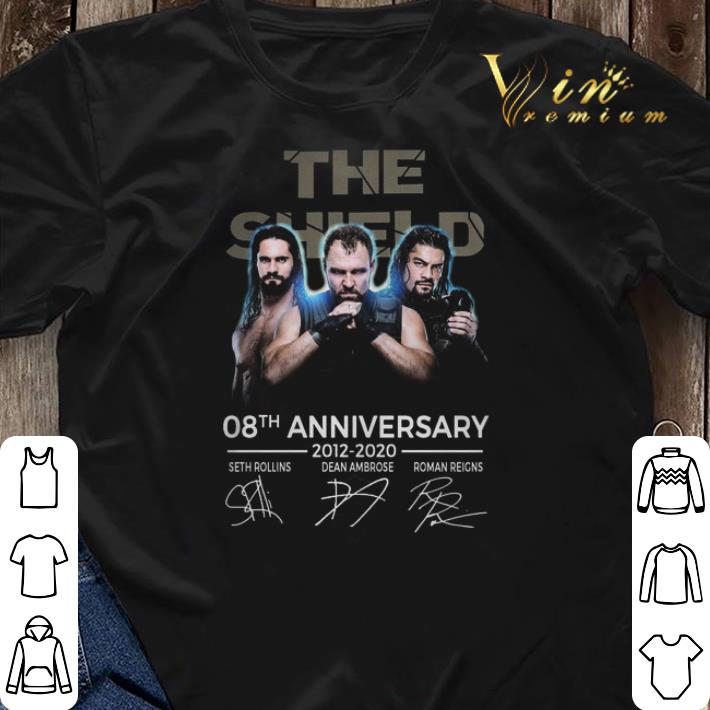 Signatures The Shield 08th anniversary 2012 2020 shirt 3 - Signatures The Shield 08th anniversary 2012-2020 shirt