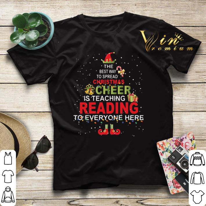 The best way to spread Christmas is teaching reading shirt sweater 4 - The best way to spread Christmas is teaching reading shirt sweater