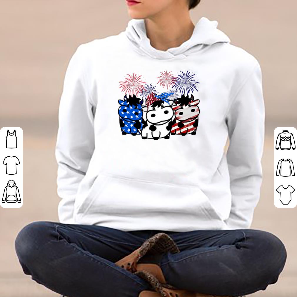 Top America Flag Cow Red White And Blue shirt 4 - Top America Flag Cow Red White And Blue shirt