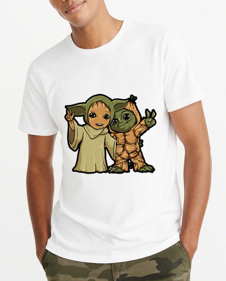 Top Baby Yoda And Baby Groot shirt 4 - Top Baby Yoda And Baby Groot shirt