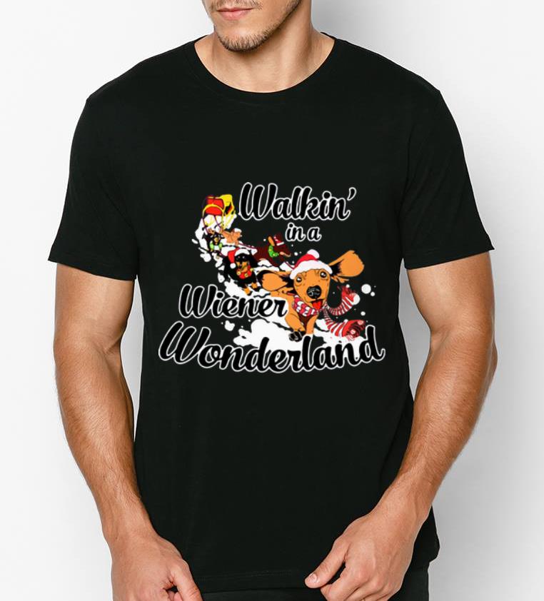 Top Christmas Dachshund Walkin In A Wiener Wonderland shirt 4 - Top Christmas Dachshund Walkin’ In A Wiener Wonderland shirt