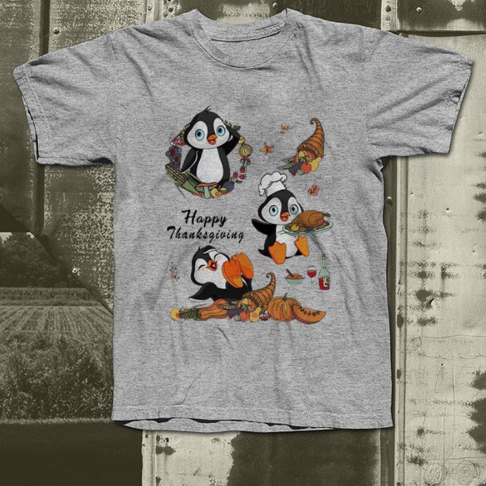 Top Cute Penguins Happy Thanksgiving Day shirt 4 - Top Cute Penguins Happy Thanksgiving Day shirt
