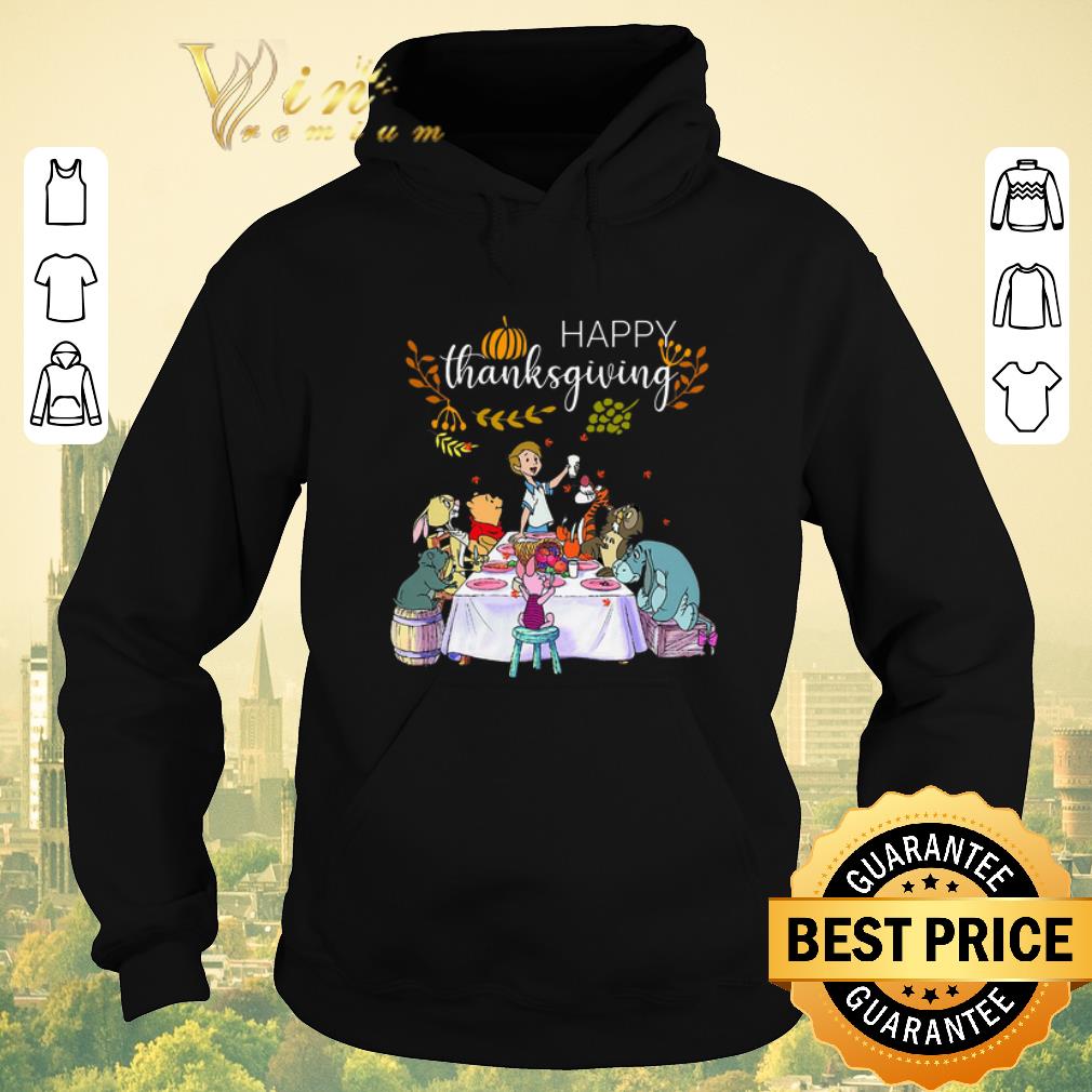 Top Happy thanksgiving Win the Pooh shirt 4 - Top Happy thanksgiving Win the Pooh shirt