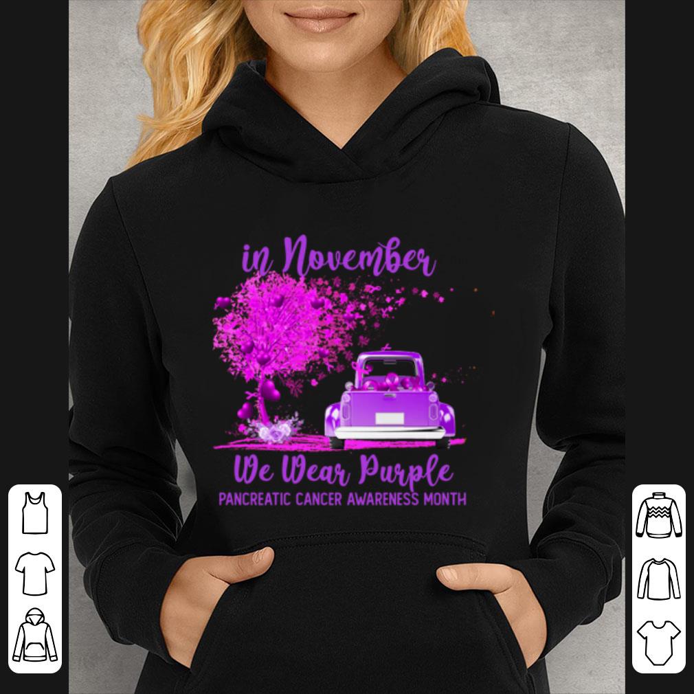 Top In November We Wear Purple Pancreatic Cancer Awareness shirt 4 - Top In November We Wear Purple Pancreatic Cancer Awareness shirt
