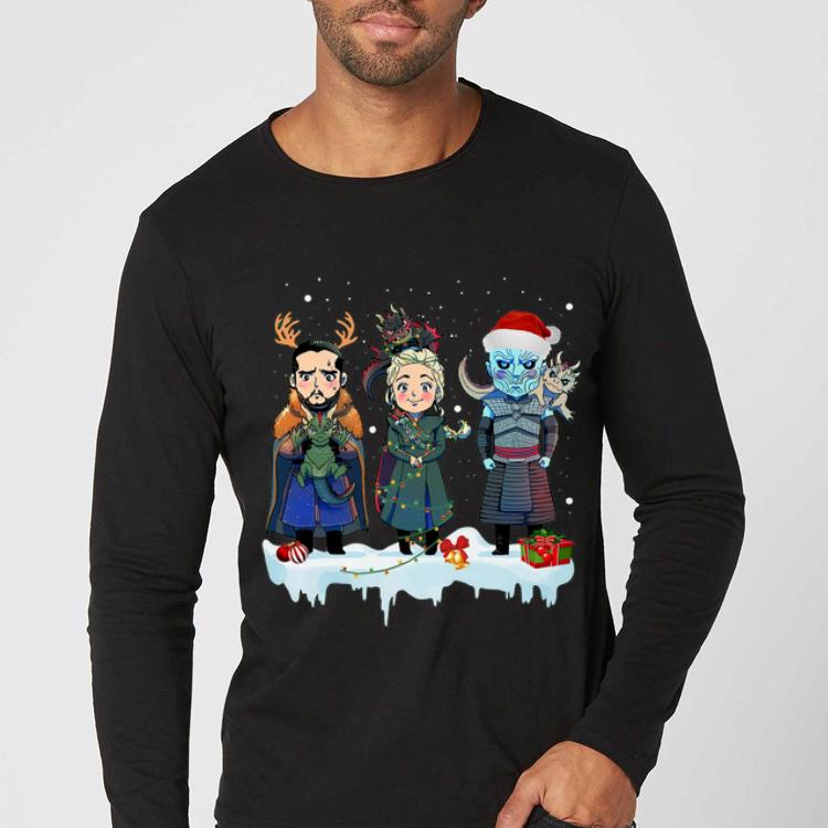 Top Jon Snow Daenerys Targaryen Night King GOT Christmas shirt 4 - Top Jon Snow Daenerys Targaryen Night King GOT Christmas shirt