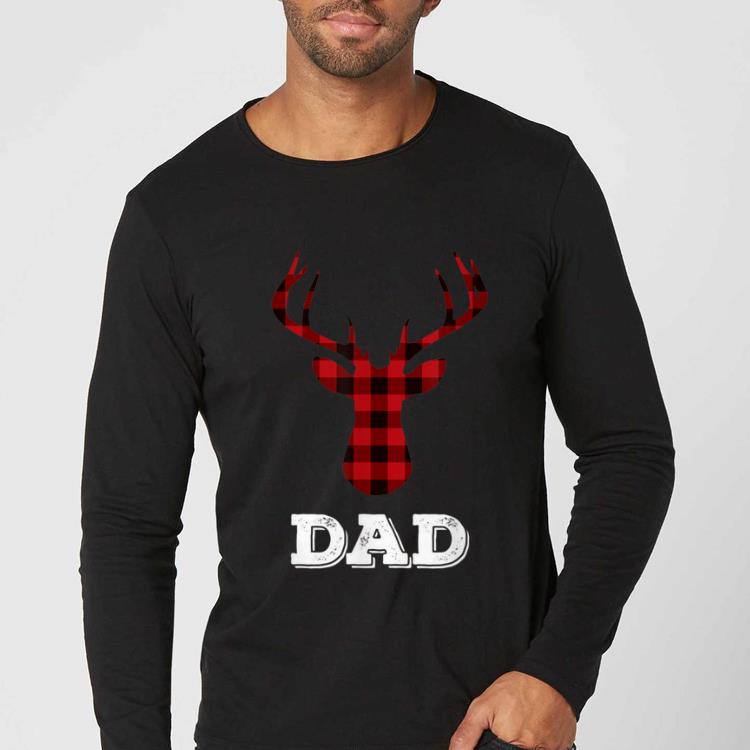 Top Matching Family Christmas Plaid Reindeer Tee Dad shirt 4 - Top Matching Family Christmas Plaid Reindeer Tee Dad shirt