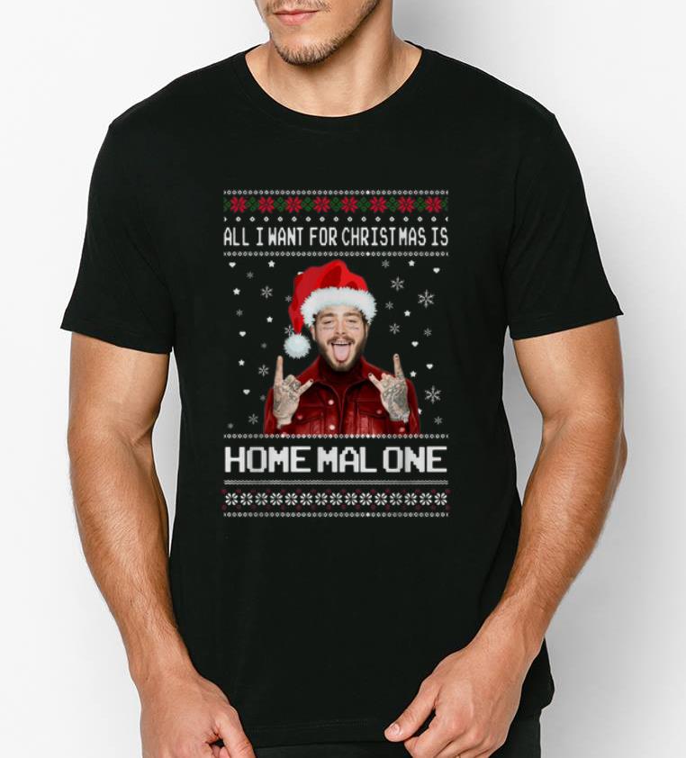 Top Post Malone All I Want For Christmas Is Home Malone Ugly Christmas shirt 4 - Top Post Malone All I Want For Christmas Is Home Malone Ugly Christmas shirt
