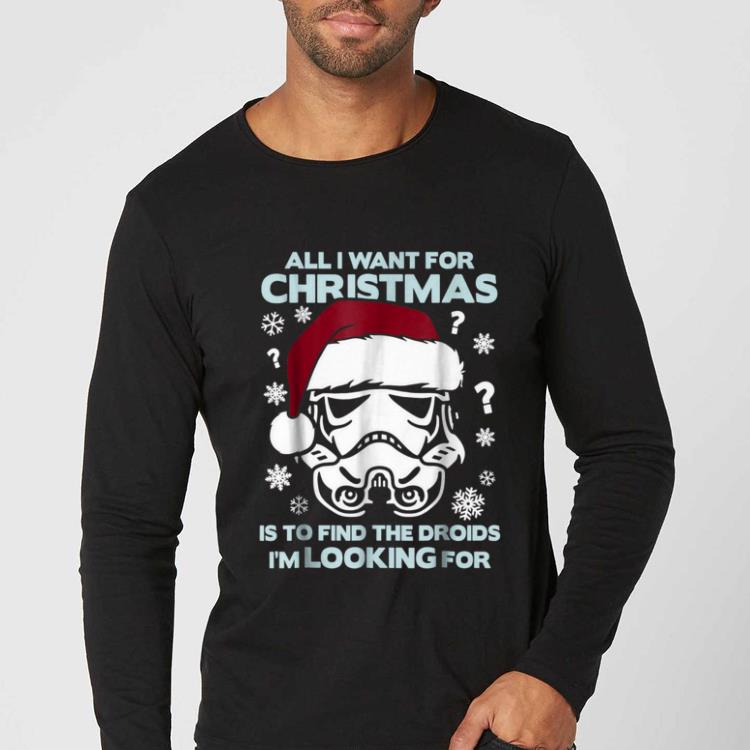 Top Star Wars Storm Trooper Droid Looking Christmas shirt 4 - Top Star Wars Storm Trooper Droid Looking Christmas shirt