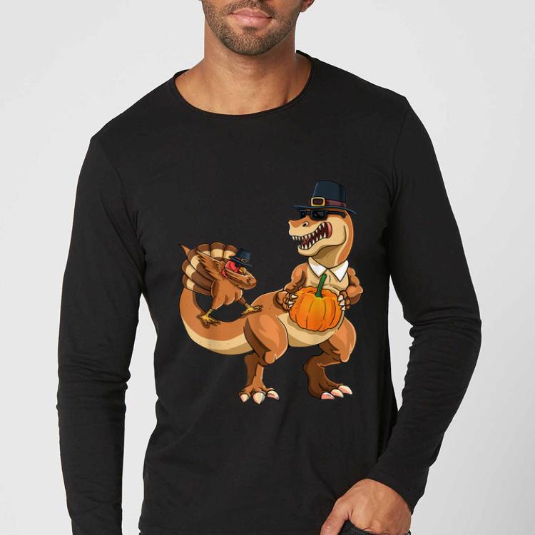 Top Thanksgiving Day T rex Dinosaur Gobble Dabbing Turkey Lover shirt 4 - Top Thanksgiving Day T-rex Dinosaur Gobble Dabbing Turkey Lover shirt