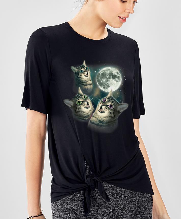 Top Three Cats Moon shirt 4 - Top Three Cats Moon shirt