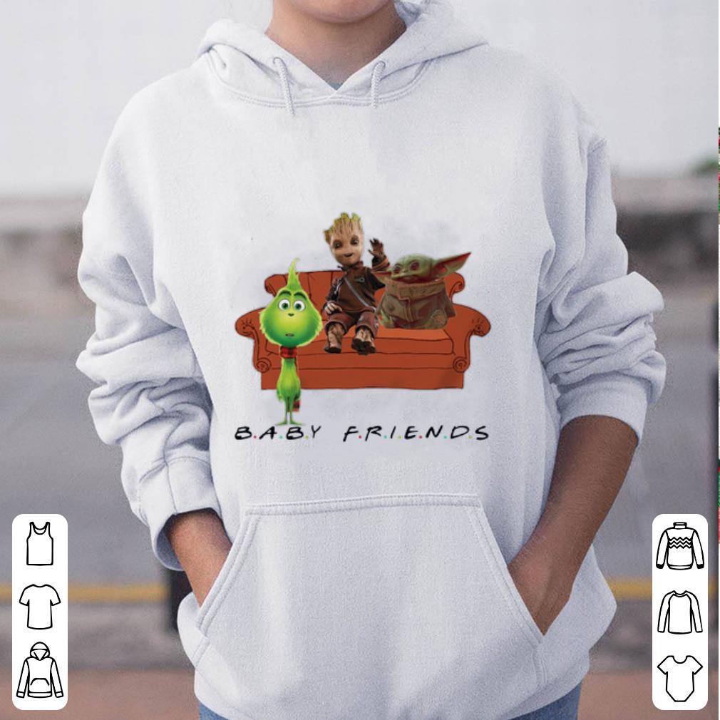 Awesome Baby Grinch Groot Yoda Baby Friends shirt 4 - Awesome Baby Grinch Groot Yoda Baby Friends shirt