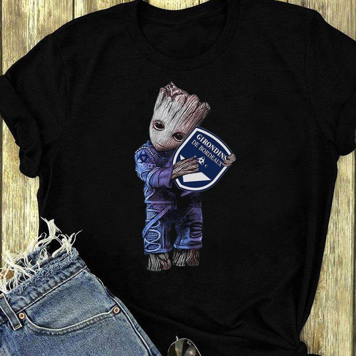 Awesome Baby Groot hug Girondins de Bordeaux shirt 4 - Awesome Baby Groot hug Girondins de Bordeaux shirt