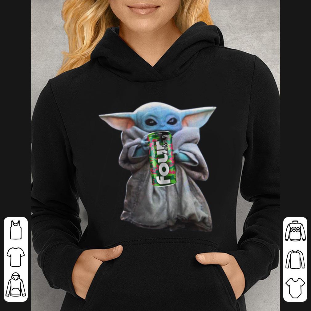 Awesome Baby Yoda Drink Four Loko shirt 4 - Awesome Baby Yoda Drink Four Loko shirt