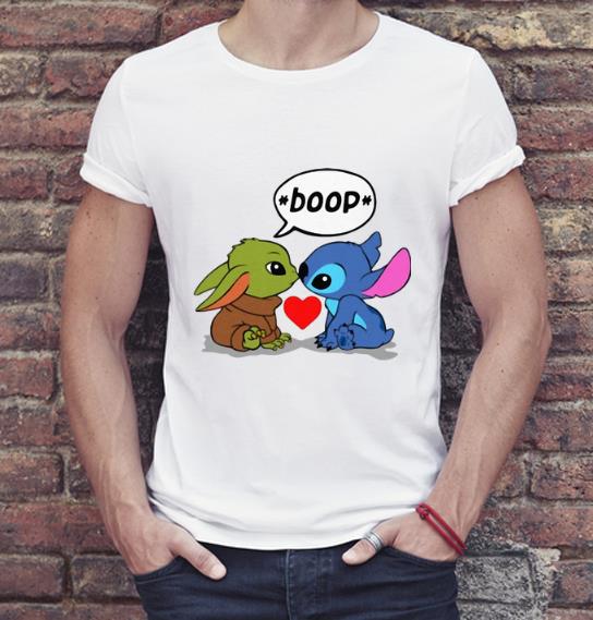 Awesome Baby Yoda Kiss Baby Stitch Boop shirt 4 - Awesome Baby Yoda Kiss Baby Stitch Boop shirt