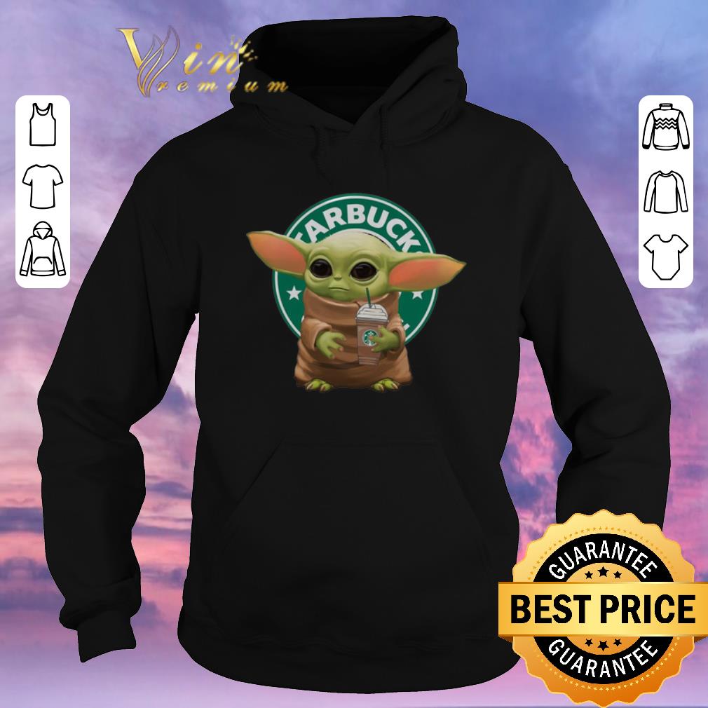 Awesome Baby Yoda hold Starbucks Logo shirt sweater 4 - Awesome Baby Yoda hold Starbucks Logo shirt sweater