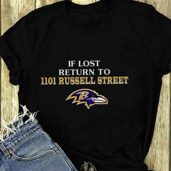 Awesome Baltimore Ravens If Lost Return To IIoI Russell Street shirt 4 - Awesome Baltimore Ravens If Lost Return To IIoI Russell Street shirt