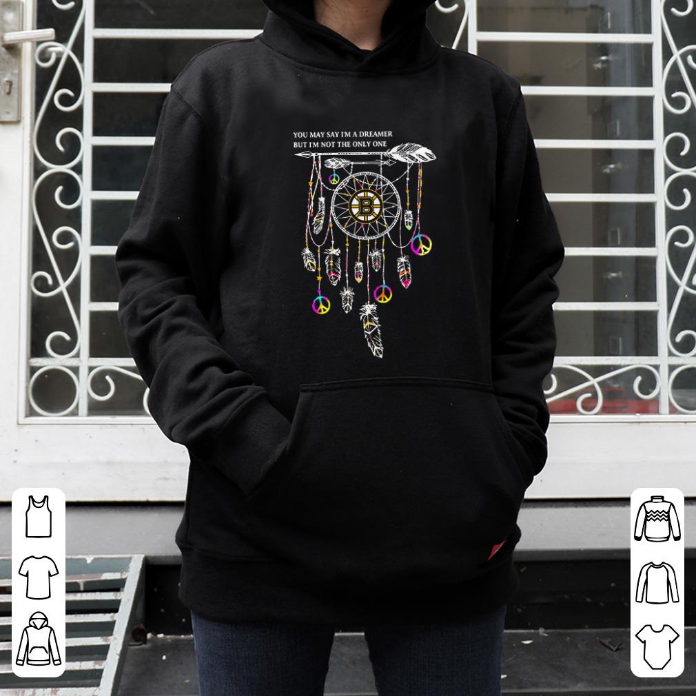 Awesome Boston Bruins you say I m a dreamer but I m not the only one Boston Bruins dream catcher shirt 4 - Awesome Boston Bruins you say I’m a dreamer but I’m not the only one Boston Bruins dream catcher shirt