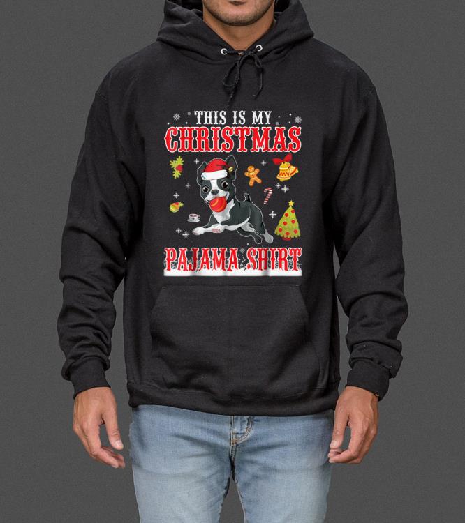 Awesome Boston Terrier Snow Gilf This Is My Christmas Pajama Shirt sweater 4 - Awesome Boston Terrier Snow Gilf This Is My Christmas Pajama Shirt sweater