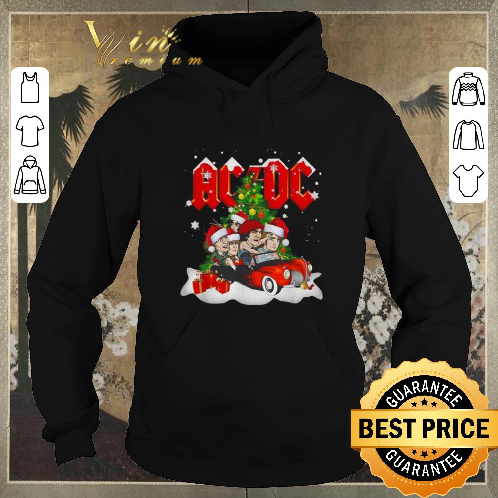 Awesome Christmas tree ACDC driving car shirt 4 - Awesome Christmas tree ACDC driving car shirt