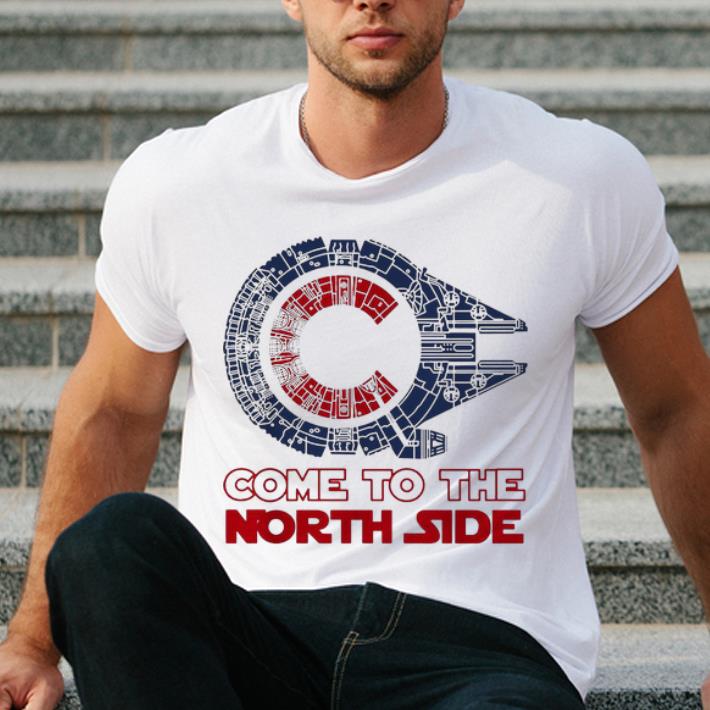 Awesome Come To The North Side Star Wars Chicago Cubs Millennium Falcon shirt 4 - Awesome Come To The North Side Star Wars Chicago Cubs Millennium Falcon shirt