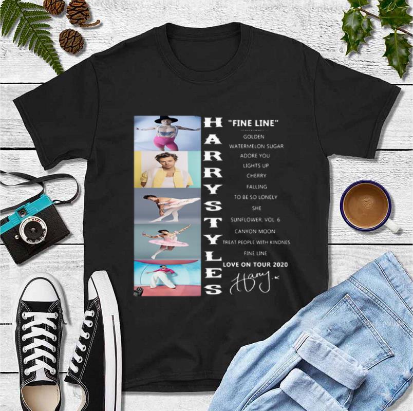 Awesome Harry Styles fine line love on tour 2020 signature shirt 4 - Awesome Harry Styles fine line love on tour 2020 signature shirt