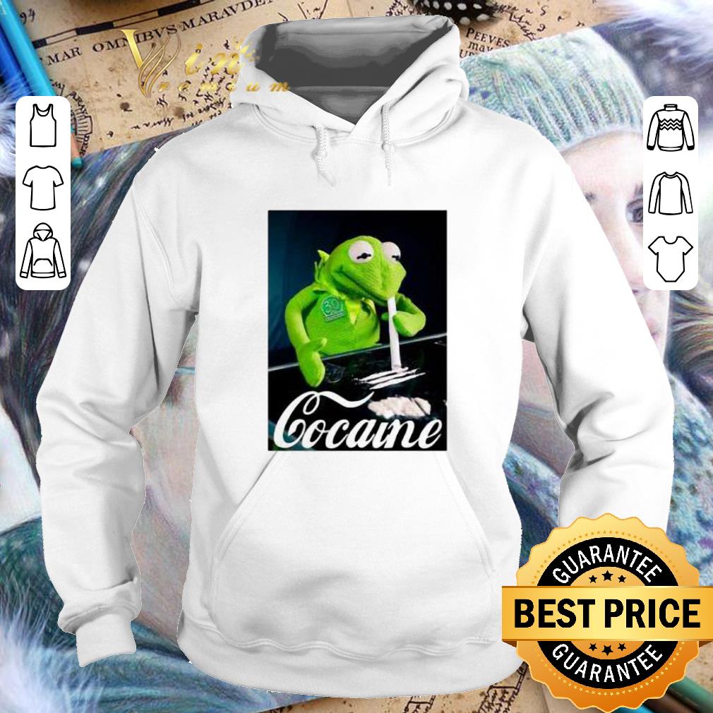 Awesome Kermit The Frog Snorting Crack Cocaine shirt 4 - Awesome Kermit The Frog Snorting Crack Cocaine shirt